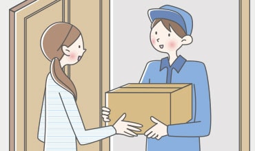 宅配便が無料で引き取り