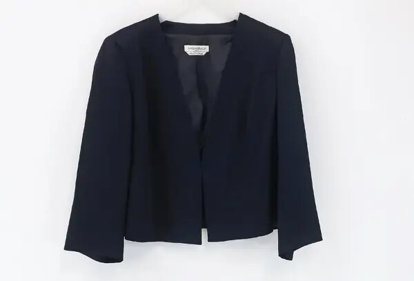 MARNI ノーカラージャケット リボン付き リボンツイード ノーカラー 