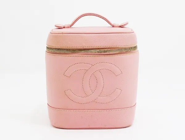 CHANEL キャビアスキン　バニティバッグの画像