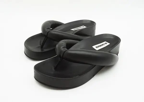 JIL SANDER プラットフォーム　トングサンダルの画像