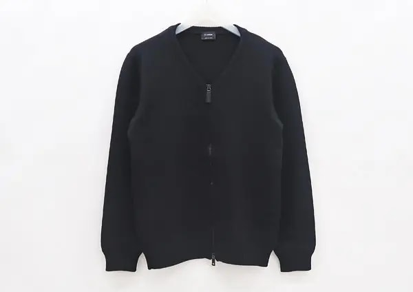 JIL SANDER ウール　ジップアップニットの画像