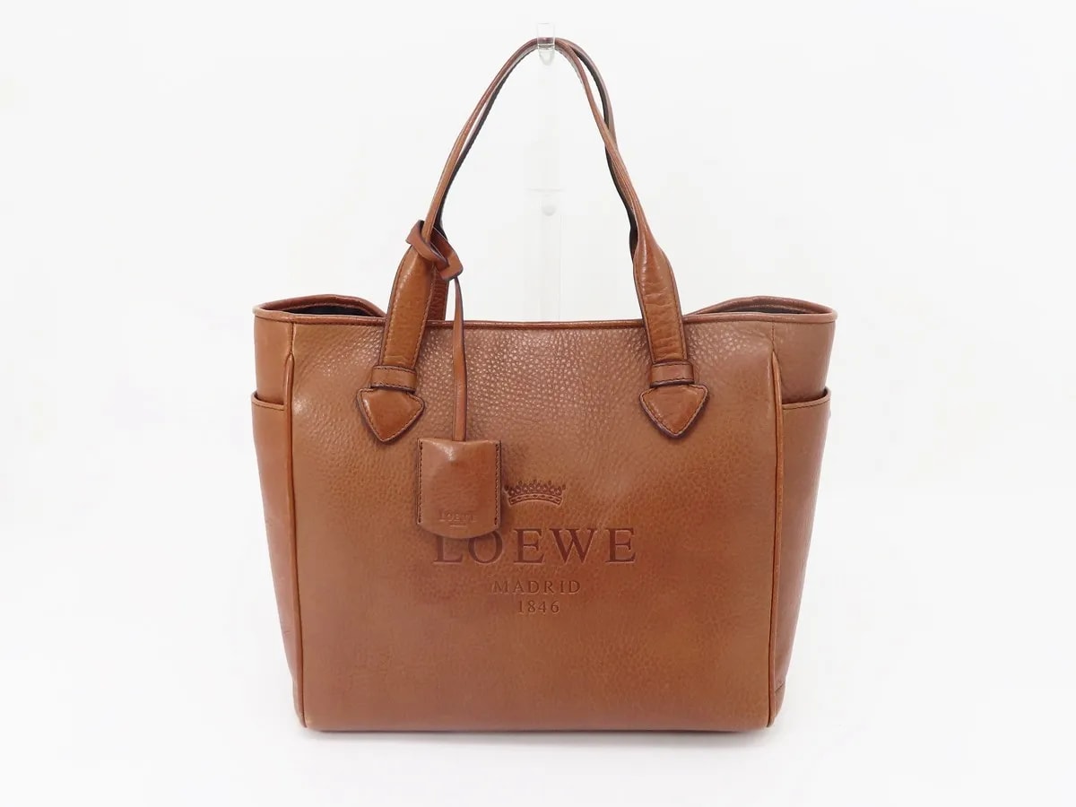 LOEWE ヘリテージ　レザー　トートバッグの画像