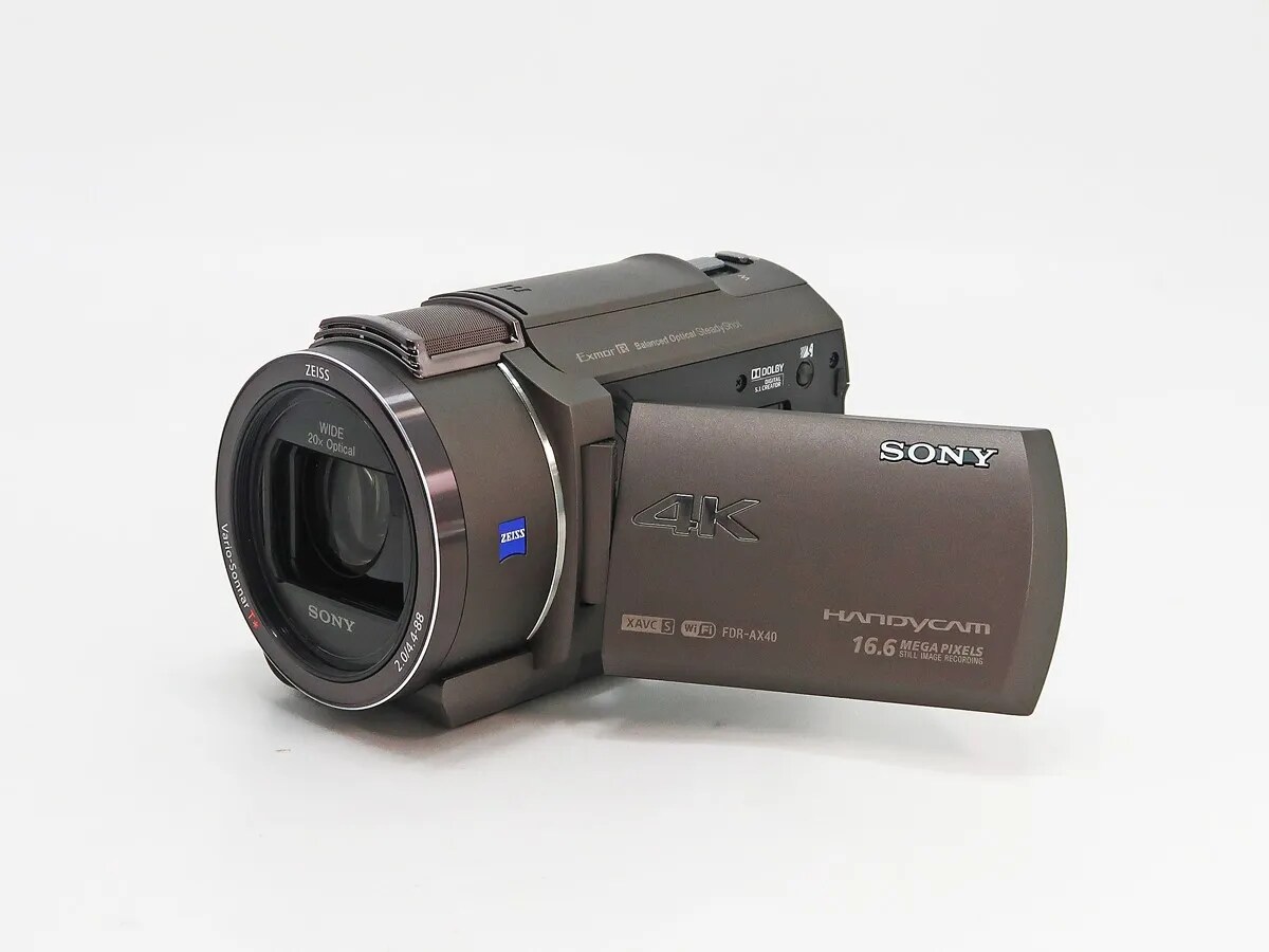 SONY FDR-AX40 4Kデジタルビデオカメラ 広角レンズおまけ付 美品