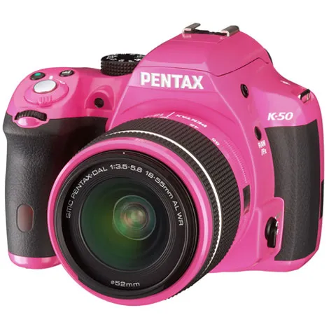 PENTAX K-50 レンズキット ピンク