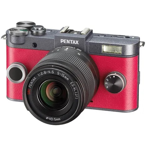 PENTAX Q-S1 ダブルズームキット ガンメタル×カーマインレッド