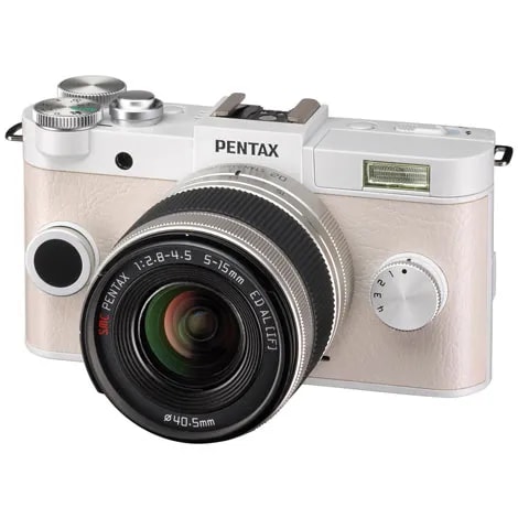 PENTAX Q-S1 ダブルズームキット ピュアホワイト×クリーム