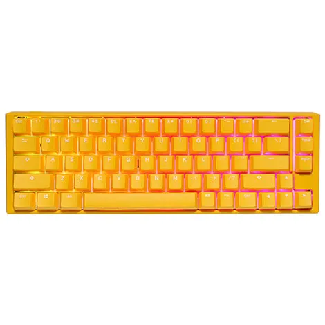 One 3 RGB SF 65% 静音赤軸・英語配列 Yellow Ducky