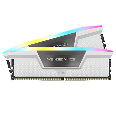 VENGEANCE RGB DDR5 CMH32GX5M2B6200C36W (DIMM DDR5 /16GB /2枚) ホワイト