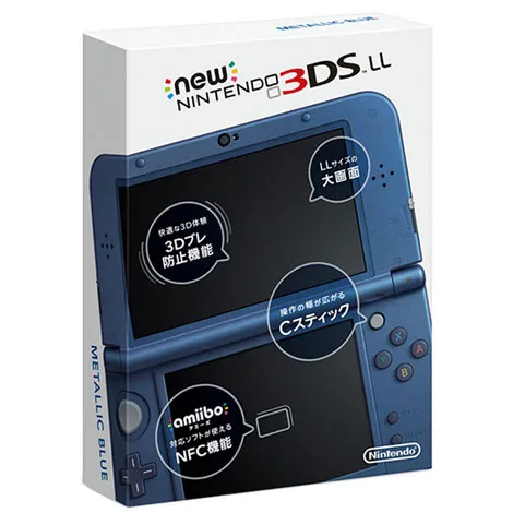 買取】New ニンテンドー3DSLL本体 メタリックブルー REDSBAAA買取