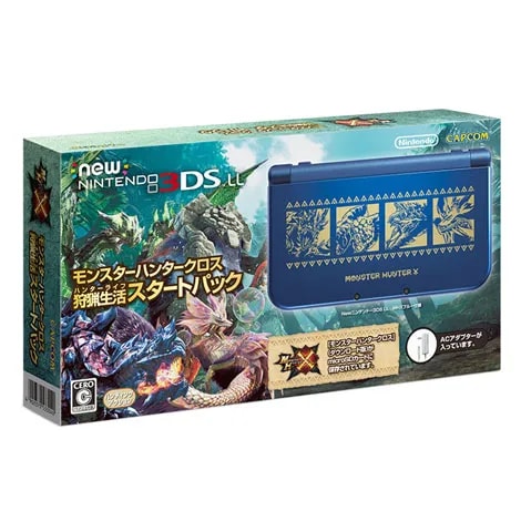 New ニンテンドー3DSLL本体 モンスターハンタークロス 狩猟生活スタートパック REDSBBDF