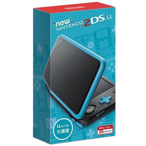 Newニンテンドー2DSLL本体 ブラック×ターコイズJANSBAAA