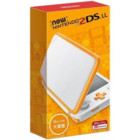 Newニンテンドー2DSLL本体 ホワイト×オレンジJANSOAAA