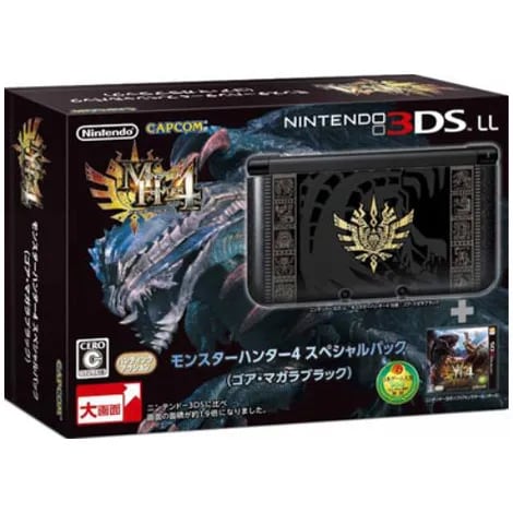 ニンテンドー3DSLL本体 モンスターハンター4 スペシャルパック SPRSWJCD