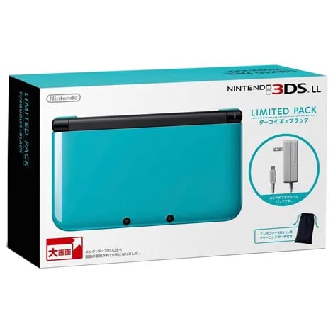 ニンテンドー3DSLL本体 リミテッドパック ターコイズXブラック SPRSBNAF