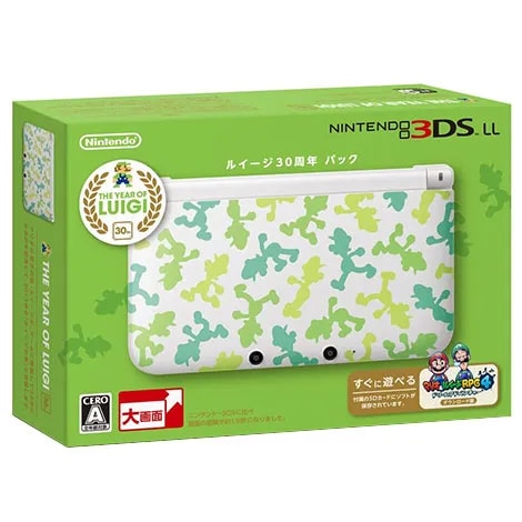 ニンテンドー3DSLL本体 ルイージ30周年仕様SPRSWHDQ