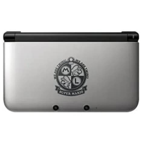 ニンテンドー3DSLL本体 マリオシルバー SPRSVLAB