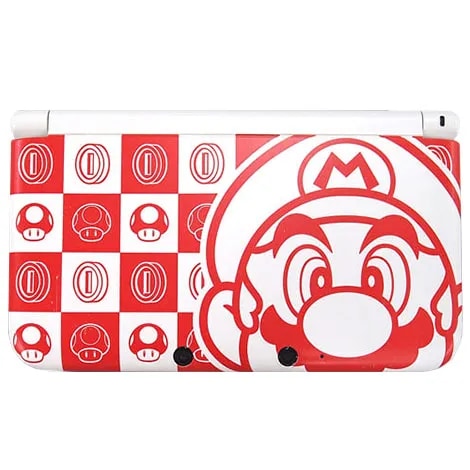 ニンテンドー3DSLL本体 マリオホワイト SPRSWCAB