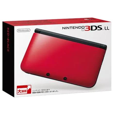 ニンテンドー3DSLL本体 レッド×ブラック SPRSRKAA