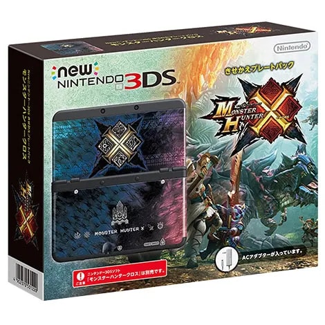 New ニンテンドー3DS本体 きせかえプレートパック モンスターハンタークロス仕様 KTRSKEAG