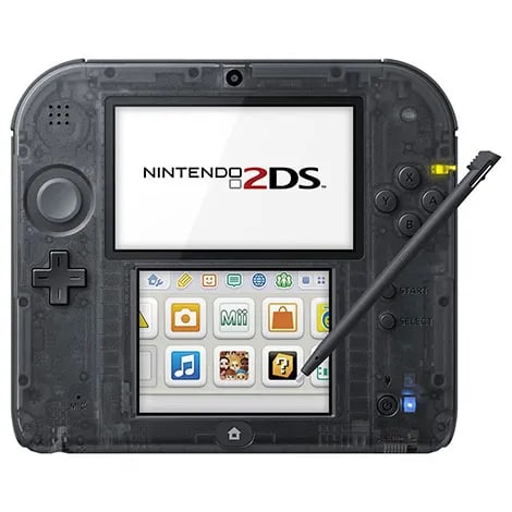 ニンテンドー2DS本体 クリアブラック FTRSKCAA