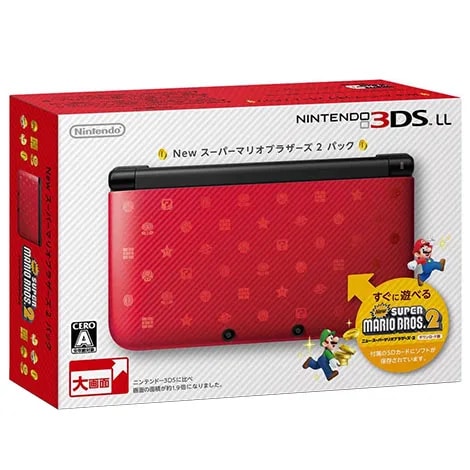 ニンテンドー3DSLL本体 New スーパーマリオブラザーズ 2仕様 SPRSRLDD