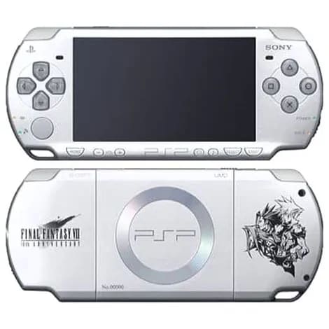【極美品】PSP2000本体クライシスコアFF7モデル 超美品 箱無し PSP-2000 FF7クライシスコア同梱版本体&ソフトセット