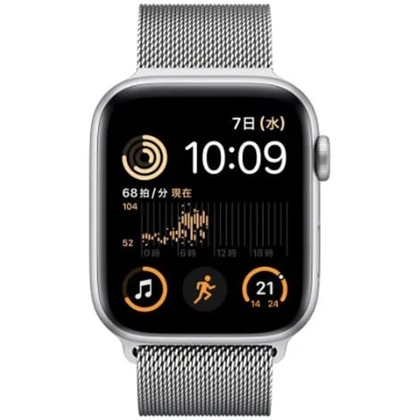 Apple Watch SE 第2世代 44mm GPS アルミニウムケース/ミラネーゼループ