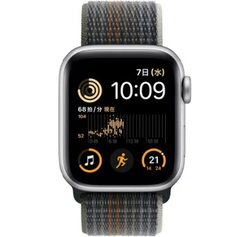 Apple Watch SE 第2世代 40mm GPS+Cellular アルミニウムケース/スポーツループ
