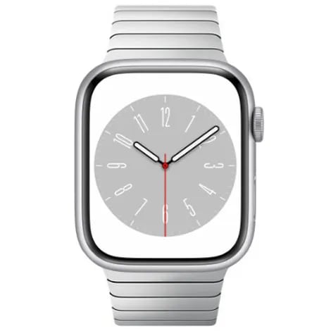 Apple Watch Series8 45mm GPS アルミニウムケース/シルバーリンクブレスレット