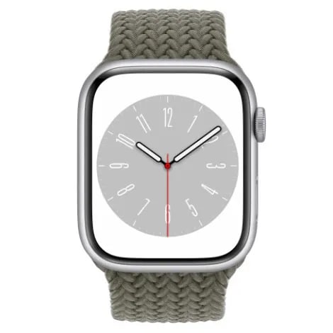 Apple Watch Series8 45mm GPS+Cellular アルミニウムケース/ブレイデッドソロループ