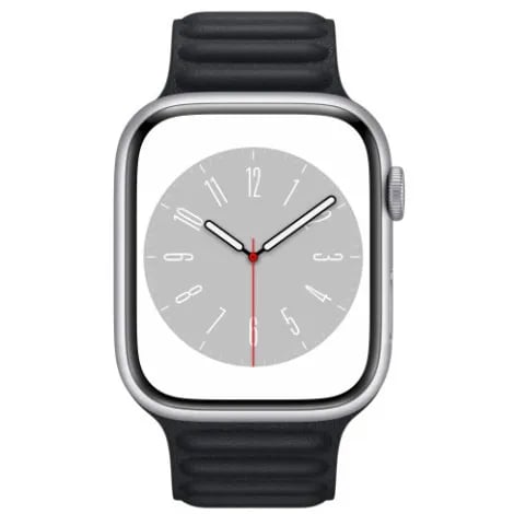 Apple Watch Series8 45mm GPS+Cellular アルミニウムケース/レザーリンク