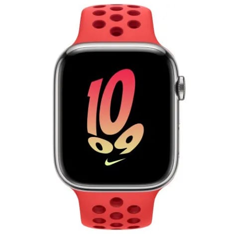 Apple Watch Series8 45mm GPS+Cellular ステンレススチールケース/Nikeスポーツバンド