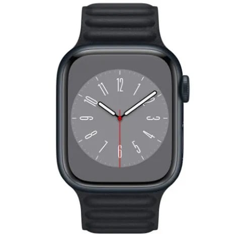 Apple Watch Series8 41mm GPS+Cellular アルミニウムケース/レザーリンク