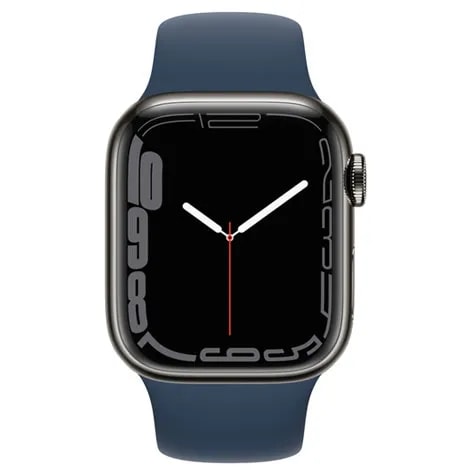 Apple Watch Series7 41mm GPS+Cellular ステンレススチールケース/スポーツバンド