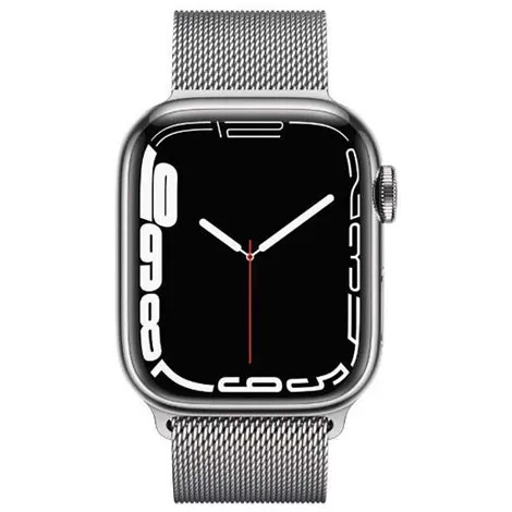 Apple Watch Series 7 41mm GPS+Cellular ステンレススチールケース/ミラネーゼループ