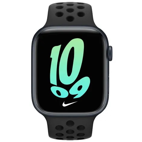 Apple Watch Nike Series7 45mm GPS アルミニウムケース/Nikeスポーツバンド