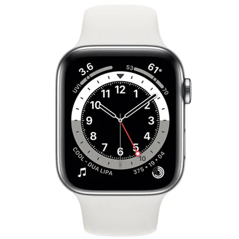Apple Watch Series 6 44mm GPS+Cellular ステンレスケース/スポーツバンド