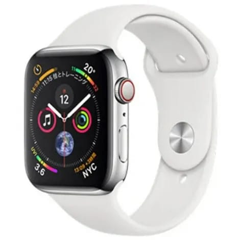 Apple Watch Series4 44mm GPS+Cellular ステンレススチールケース/スポーツバンド
