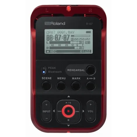 リニアPCMレコーダー R-07-RD レッド