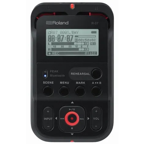 リニアPCMレコーダー R-07-BK ブラック