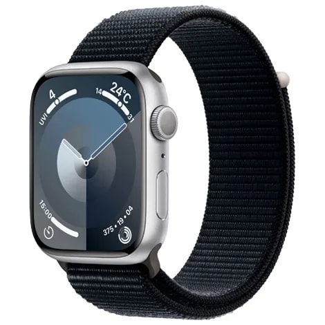 Apple Watch Series9 45mm GPS アルミニウムケース/スポーツループ