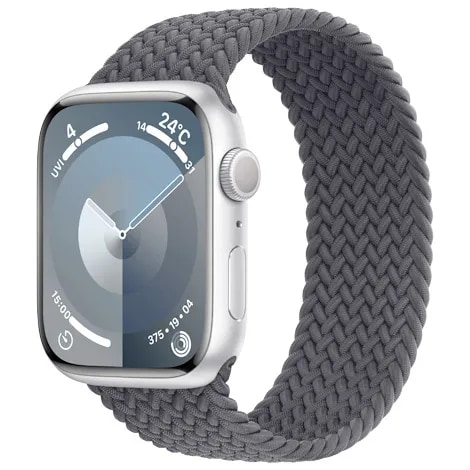 Apple Watch Series9 45mm GPS アルミニウムケース/ブレイデッドソ‍ロ‍ル‍ー‍プ