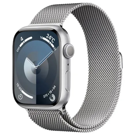 Apple Watch Series9 45mm GPS アルミニウムケース/ミラネーゼループ