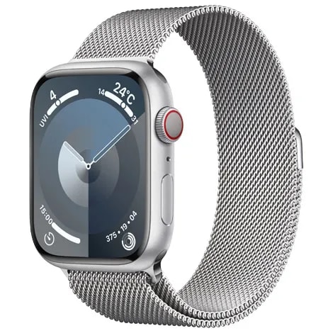 Apple Watch Series9 45mm GPS+Cellular アルミニウムケース/ミラネーゼループ