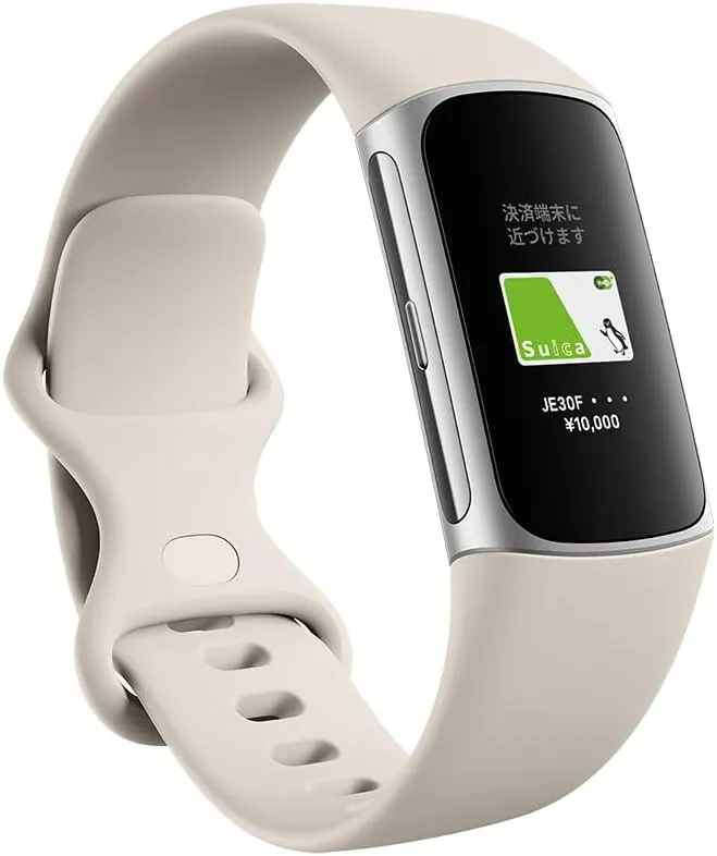 Fitbit Charge 6 GA05185-AP ポーセリン/シルバーアルミニウム