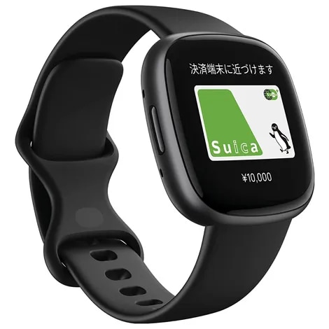 Fitbit Versa 4 FB523BKBK-FRCJK ブラック