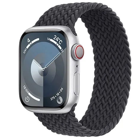 Apple Watch Series9 41mm GPS+Cellular アルミニウムケース/ブレイデッドソ‍ロ‍ル‍ー‍プ