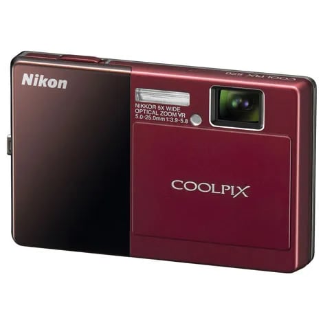 COOLPIX S70 クリスタルレッド