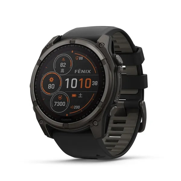 fenix 8 Sapphire Dual Power 51mm 010-02907-50 Ti Carbon Gray DLC/Black