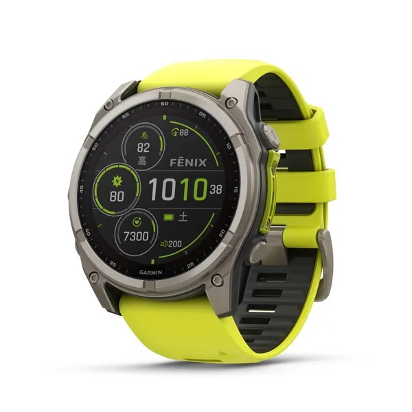 fenix 8 Sapphire Dual Power 51mm 010-02907-51 Ti/Amp Yellow